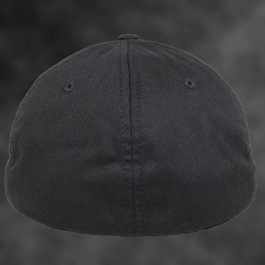 RJM Hunting Australia Flexfit cap in black, back