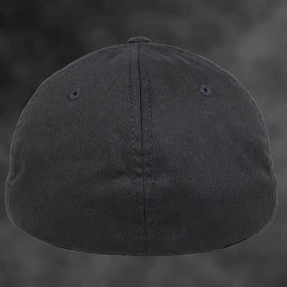 RJM Hunting Australia Flexfit cap in black, back